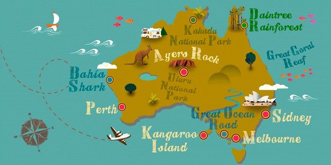 بهترین زمان سفر به استرالیا برحسب ماه